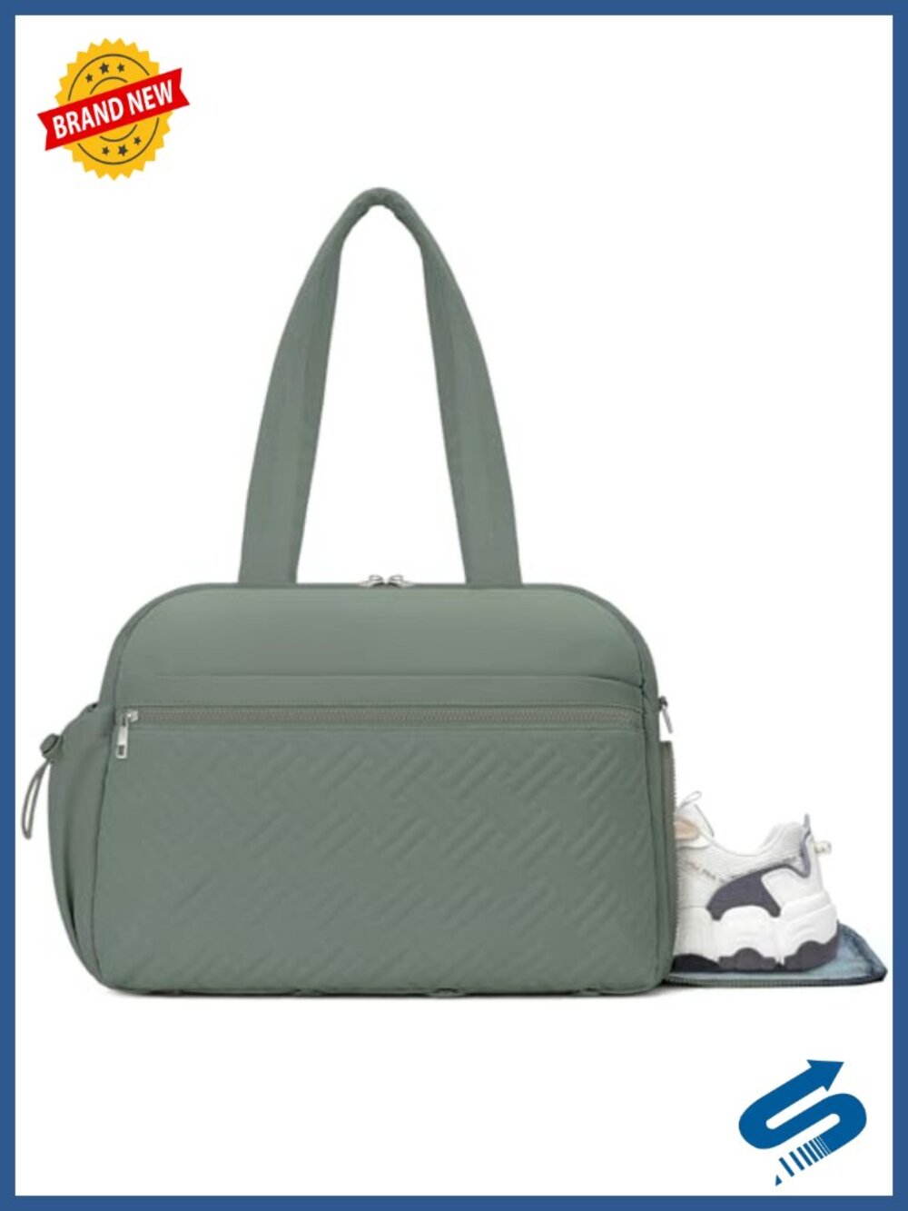 Lightweight Gym Bag Tote with Shoe & Wet Separation Yoga Mat Holder